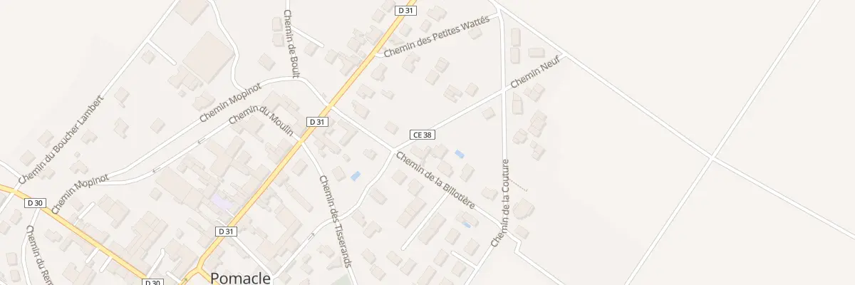 Plan du 3 Che de la Billotiere à Pomacle