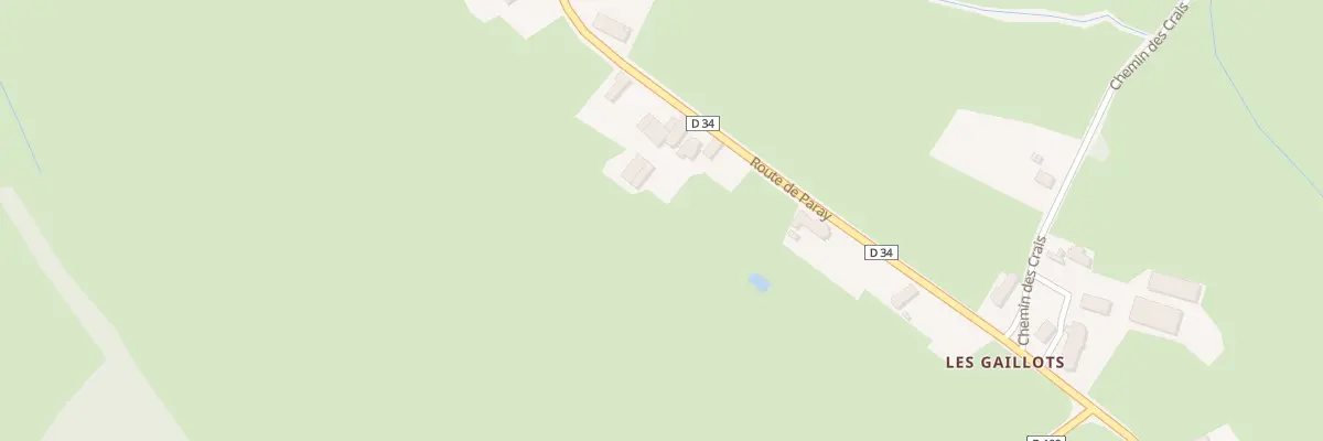Plan du 765 Rte de Paray à Varenne-l’Arconce