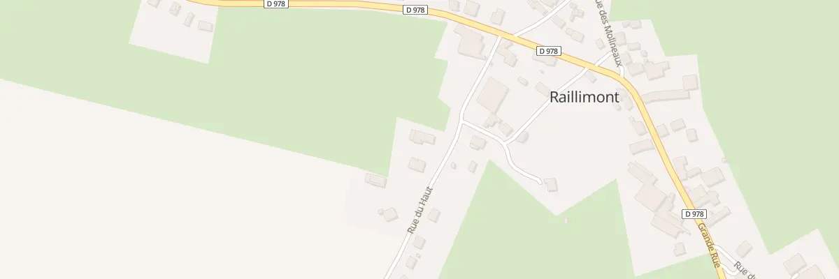Plan du 1 Rue du Haut à Raillimont