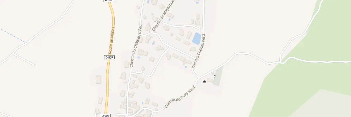 Plan du 88 Rue des Chenes Verts à Montagnac
