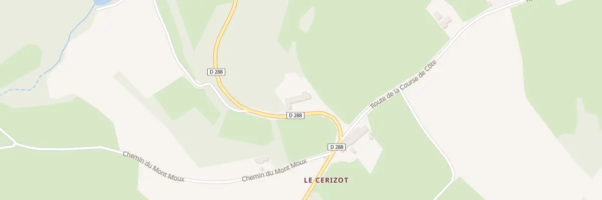 Plan du 81 Rte de la Charnière à Moux-en-Morvan