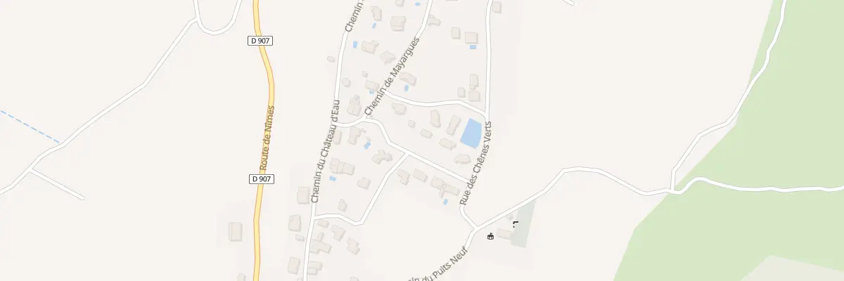 Plan du 85A Rue des Chenes Verts à Montagnac