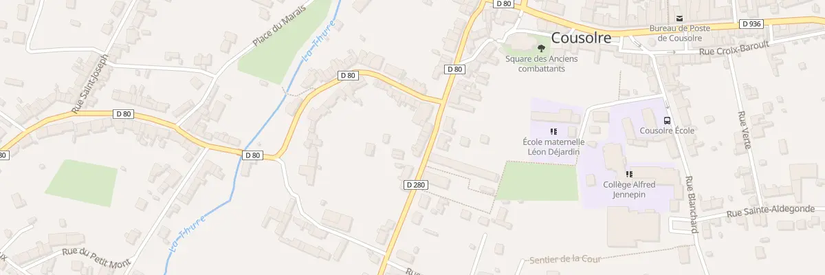 Plan du 20 Rue Eloi Cougneau à Cousolre