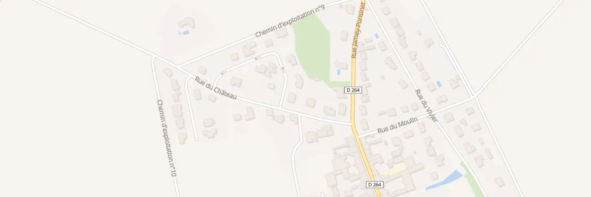 Plan du 2 Rue Clos du Chateau à Caurel