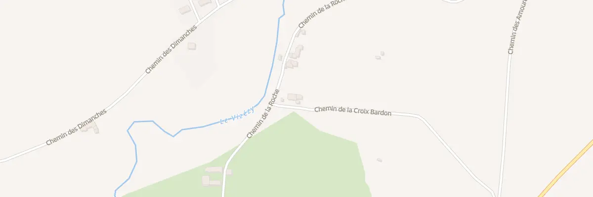 Plan du 25 Che de la Croix Bardon à Poncins