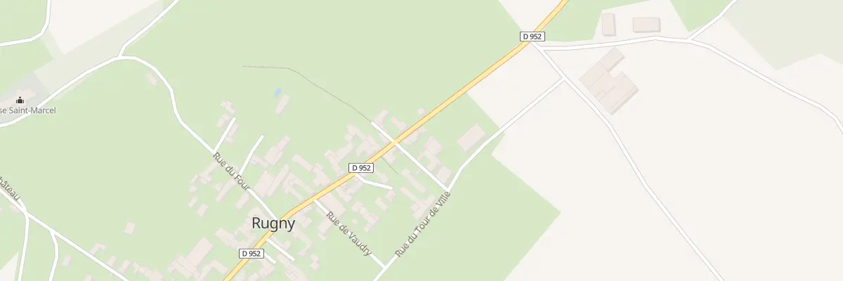 Plan du 40 Gr Grande Rue à Rugny