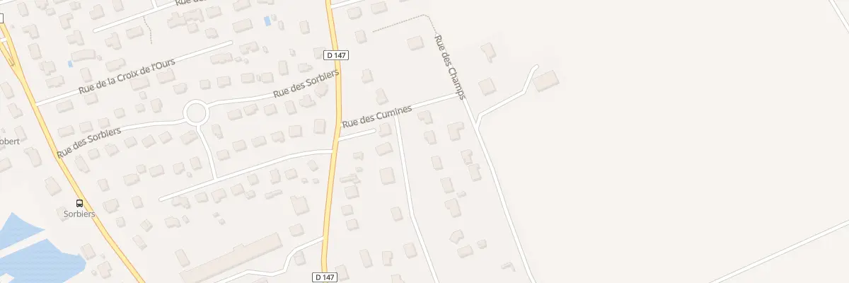 Plan du 3 Rue des Cumines à Verrières