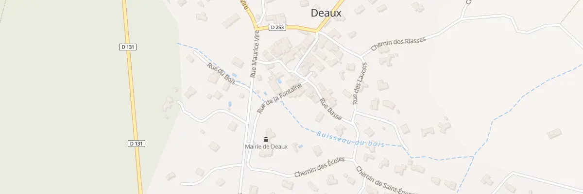 Plan du 52 Rue de la Fontaine à Deaux