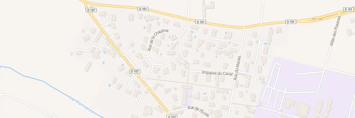 Plan du 271 Rue de la Chaulme à Précieux