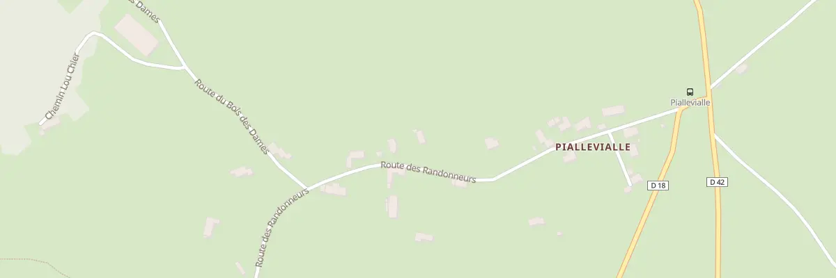 Plan du 5129 Pialeviales à Araules