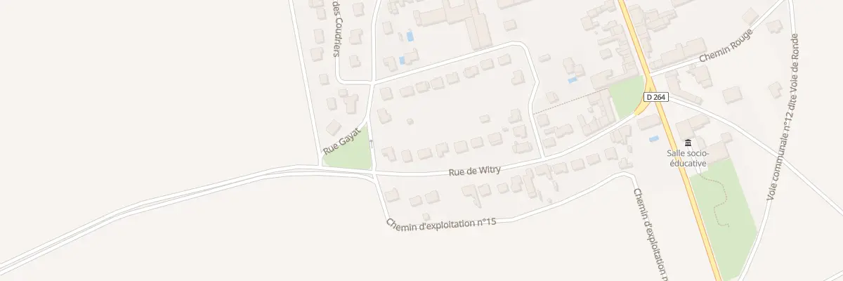 Plan du 22 Rue de Witry à Caurel