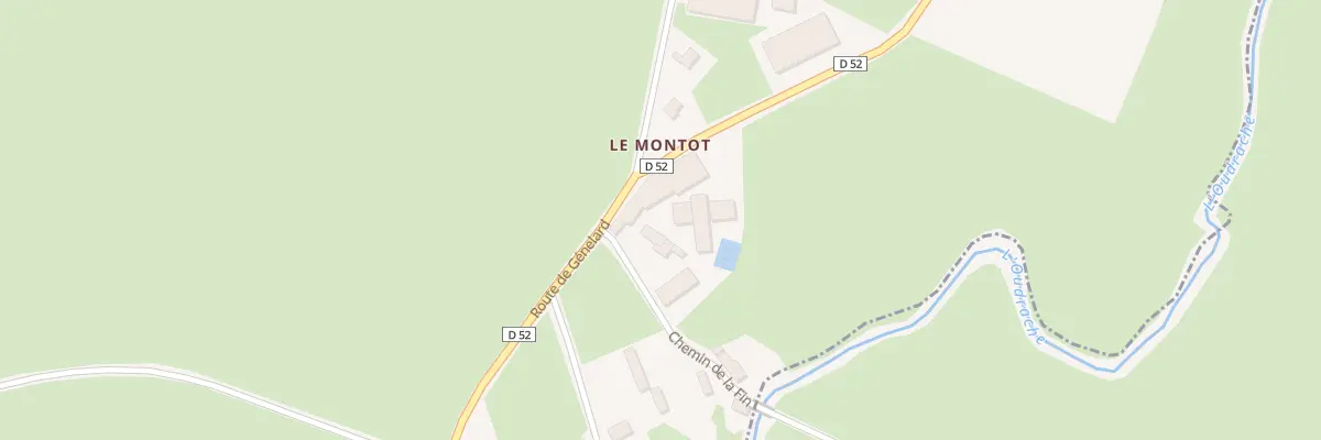 Plan du 5222 Chateau du Montot à Oudry