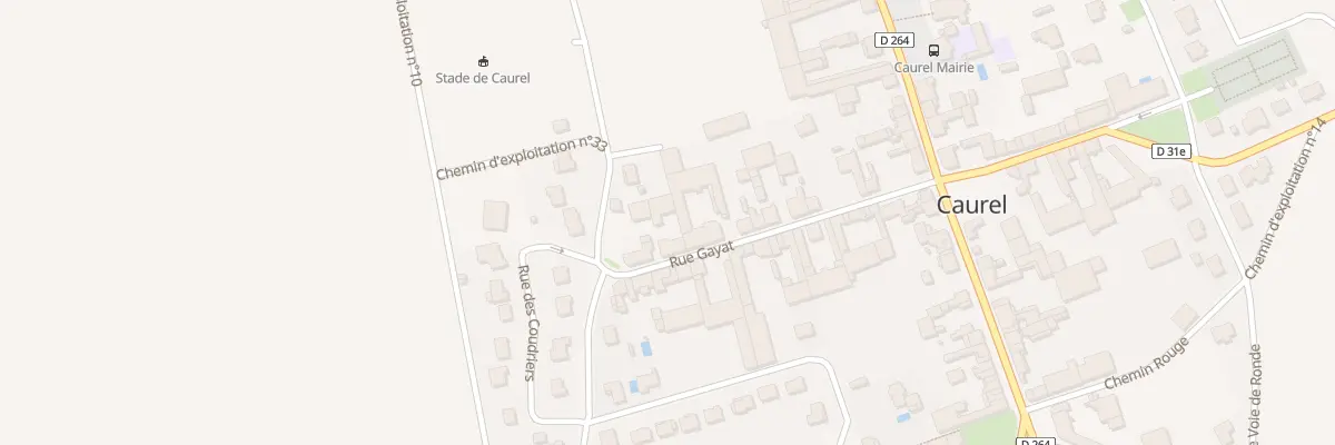 Plan du 18 Rue Gayat à Caurel