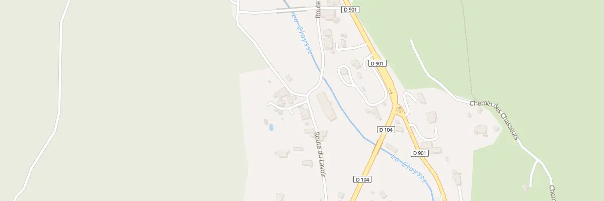 Plan du 290 Rte du Lavoir à Saint-Paul-le-Jeune