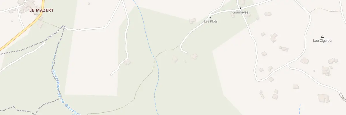 Plan du 5223 Les Plots à Payzac