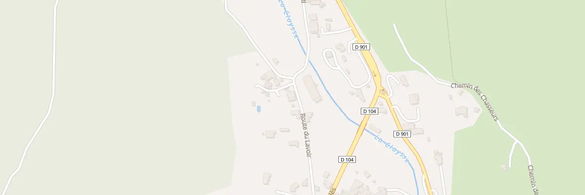 Plan du 320 Rte du Lavoir à Saint-Paul-le-Jeune