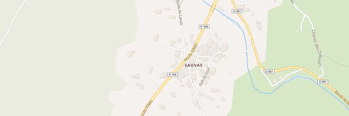 Plan du 5729 Sauvas à Saint-Paul-le-Jeune