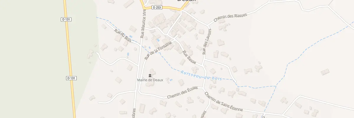 Plan du 63 Rue Basse à Deaux