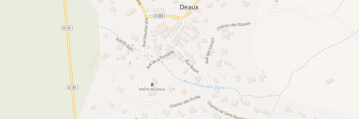Plan du 83 Rue Basse à Deaux