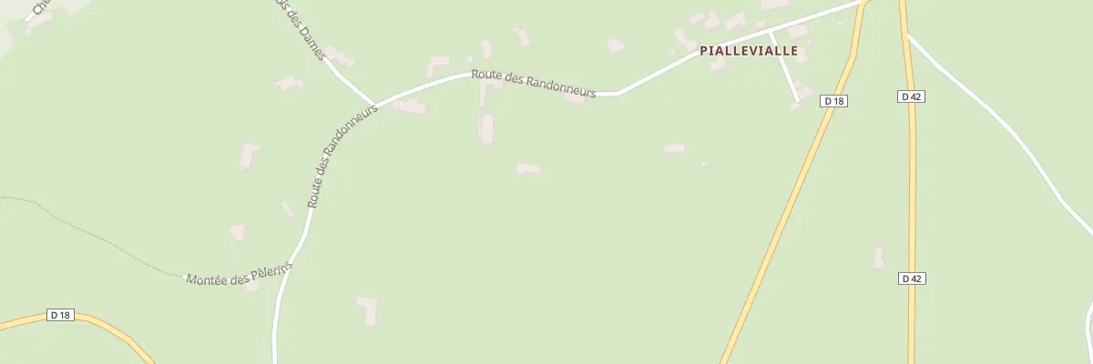 Plan du 320 Rte des Randonneurs à Araules