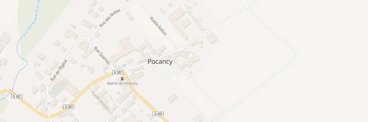 Plan du 12 Rue de Champagne à Pocancy