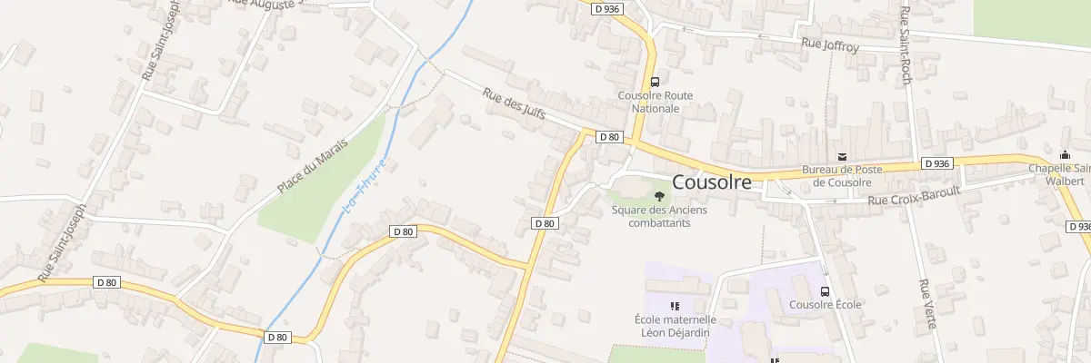 Plan du 8 Rue Eloi Cougneau à Cousolre