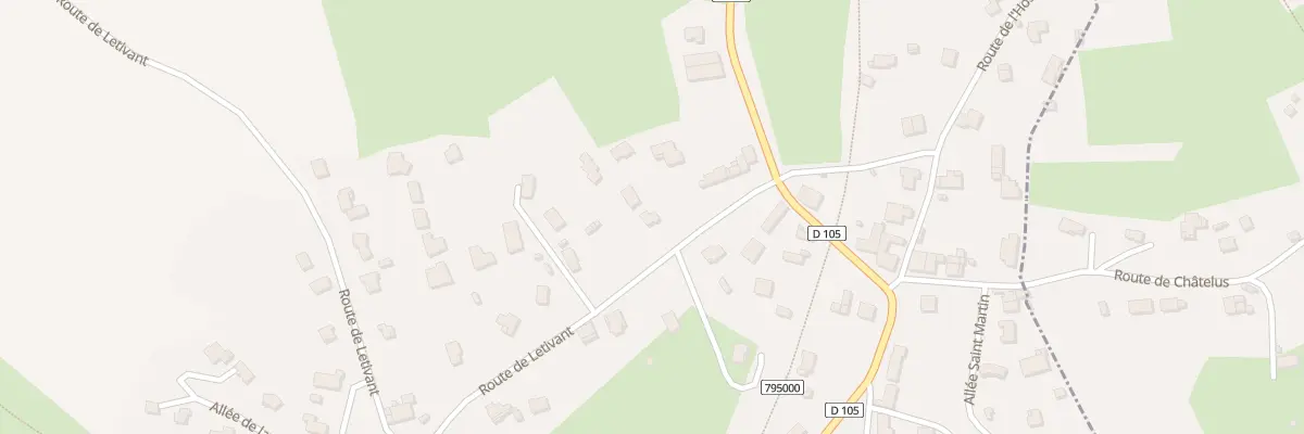 Plan du 80 Rte de Létivant à Périgneux