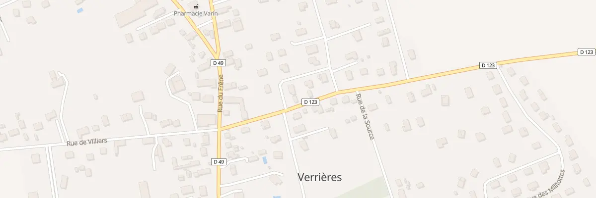 Plan du 3 Rue des Acacias à Verrières