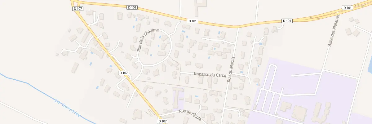 Plan du 122 Imp du Canal à Précieux
