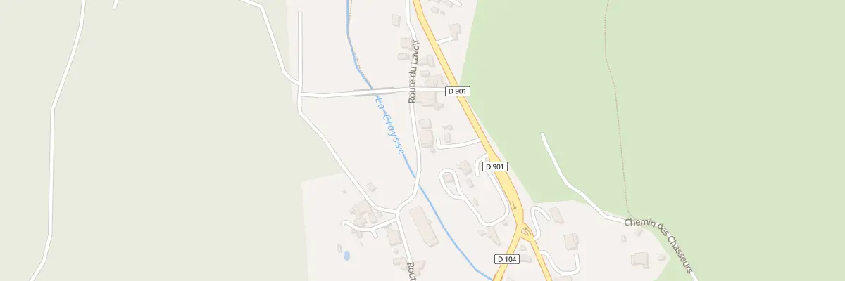 Plan du 215 Rte du Lavoir à Saint-Paul-le-Jeune