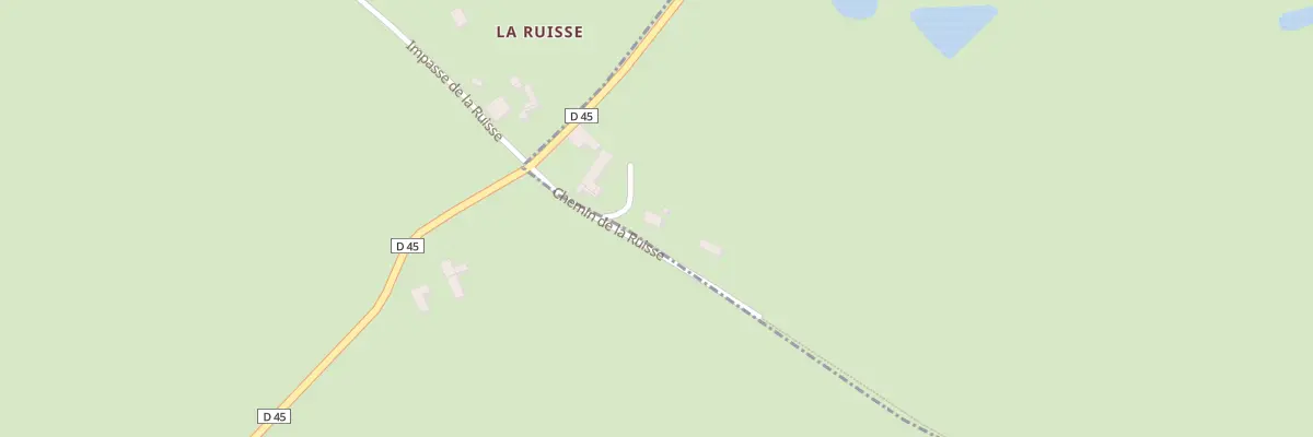 Plan du 99 Che de la Ruisse à Pradines