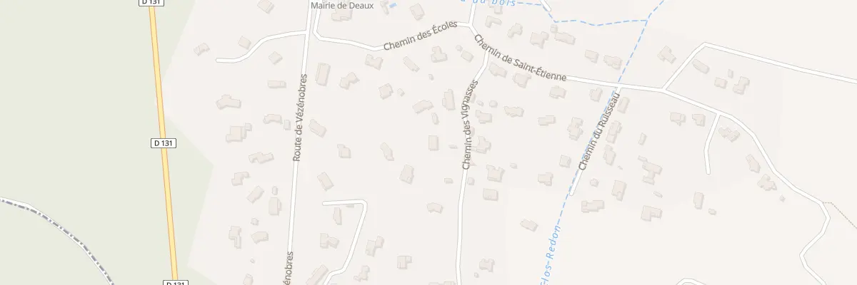 Plan du 152 Che des Vignasses à Deaux