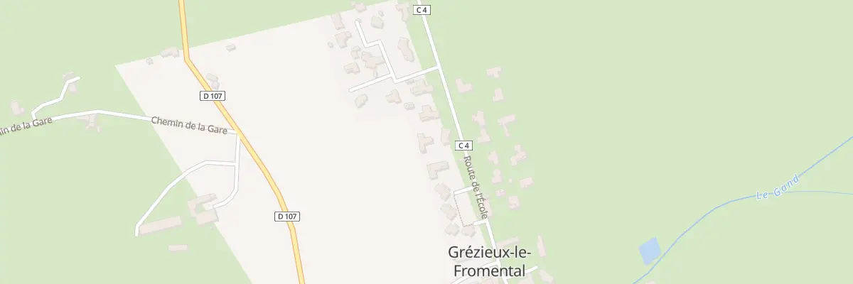Plan du 12 Rte de l’École à Grézieux-le-Fromental