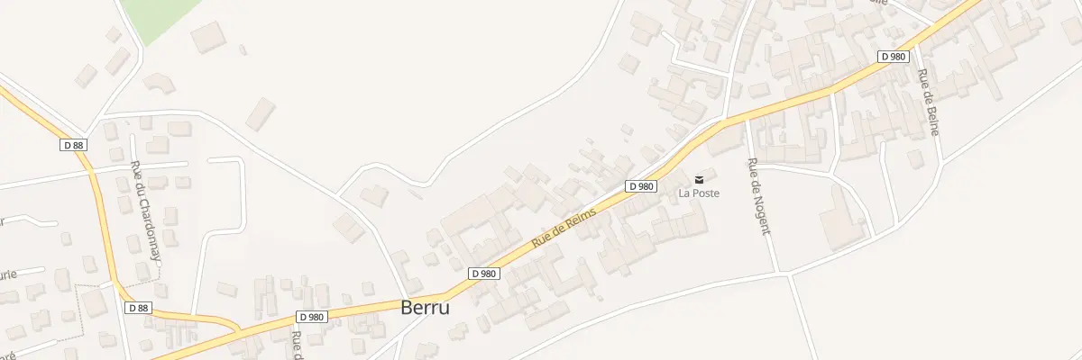 Plan du 2 Rue de Reims à Berru