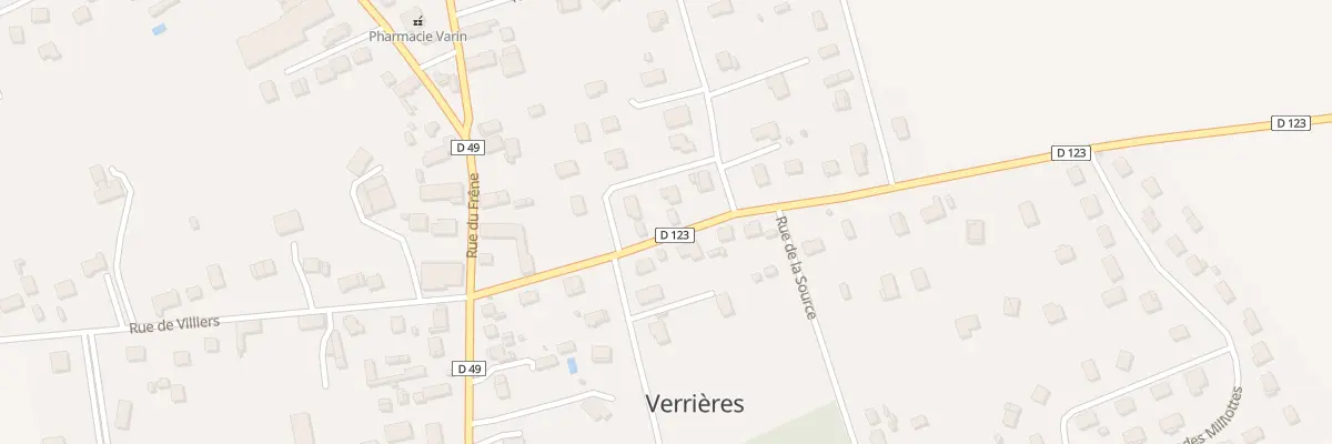 Plan du 5 Rue des Acacias à Verrières