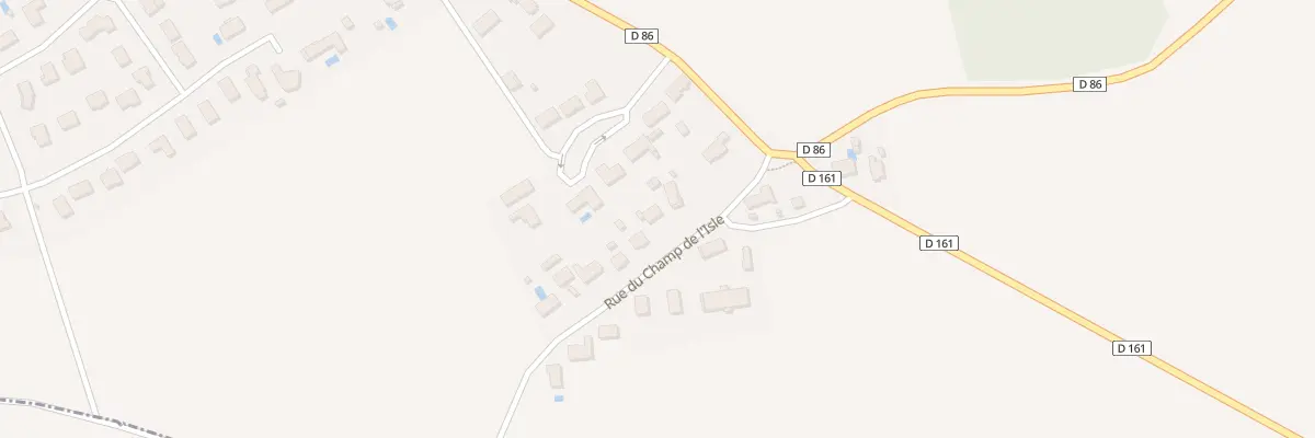 Plan du 3 Rue du Champ de l’Isle à Villechétif