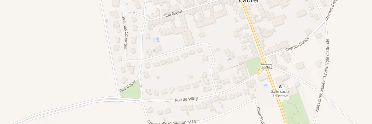 Plan du 13 Rue des Lilas à Caurel