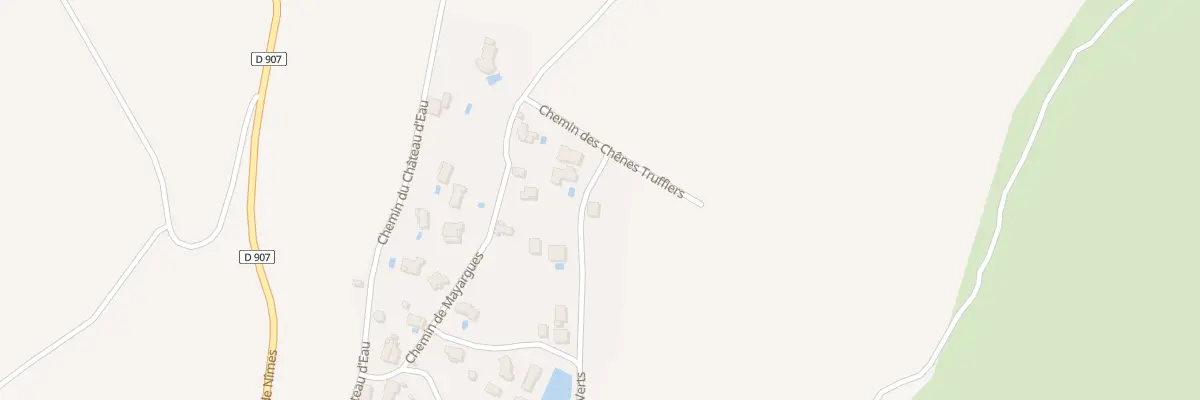 Plan du 132 Che des Chênes Truffiers à Montagnac