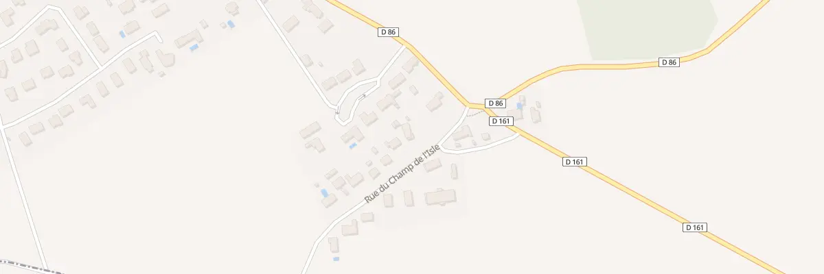 Plan du 1 Rue du Champ de l’Isle à Villechétif