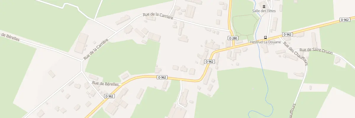 Plan du 675 Rue de Beaumont à Hestrud