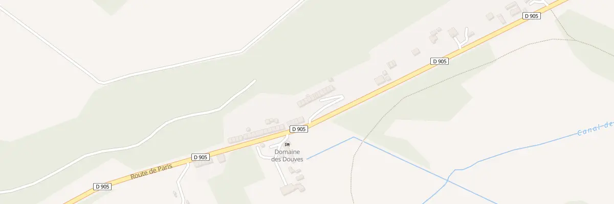 Plan du 38 Rte de Paris à Ancy-le-Franc