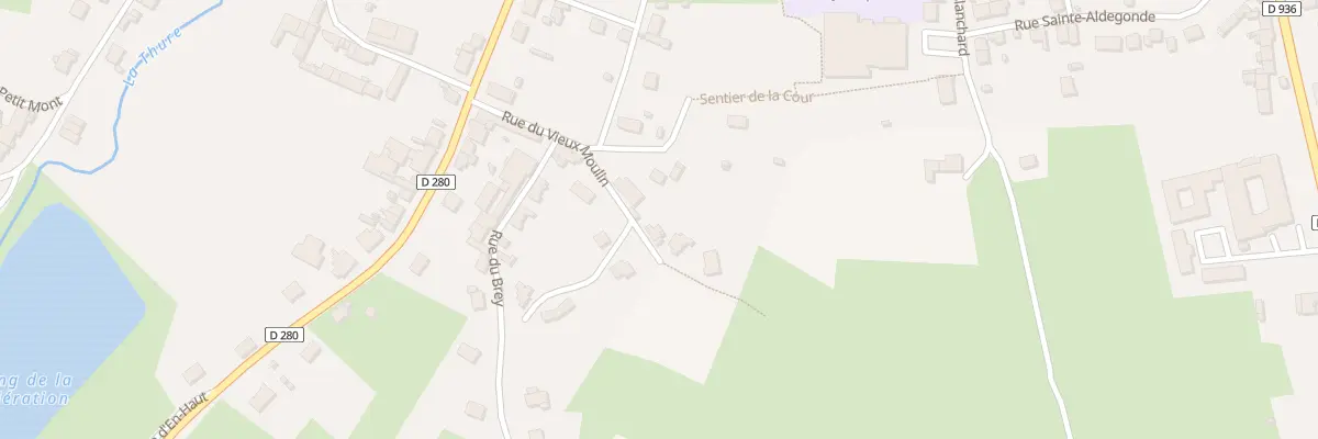 Plan du 16 Rue du Vieux Moulin à Cousolre