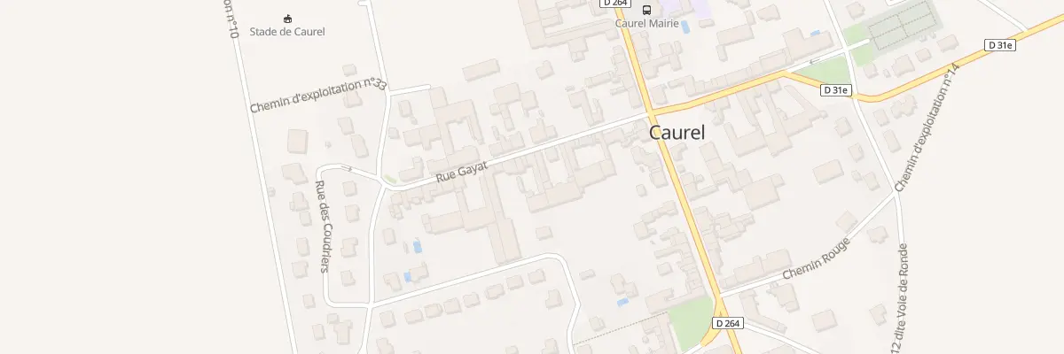Plan du 11 Rue Gayat à Caurel