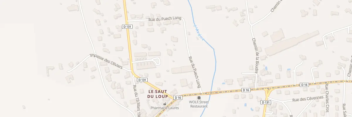 Plan du 17 Rue de Puechlong à Rousson