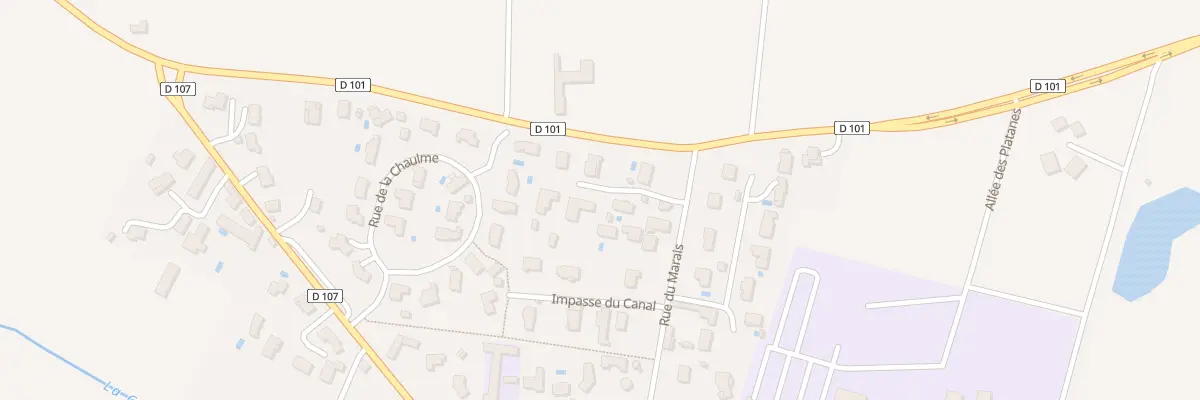 Plan du 65 Imp des Roseaux à Précieux