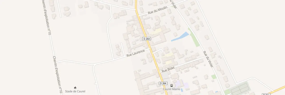 Plan du 23 Rue Jamey Ponsinet à Caurel