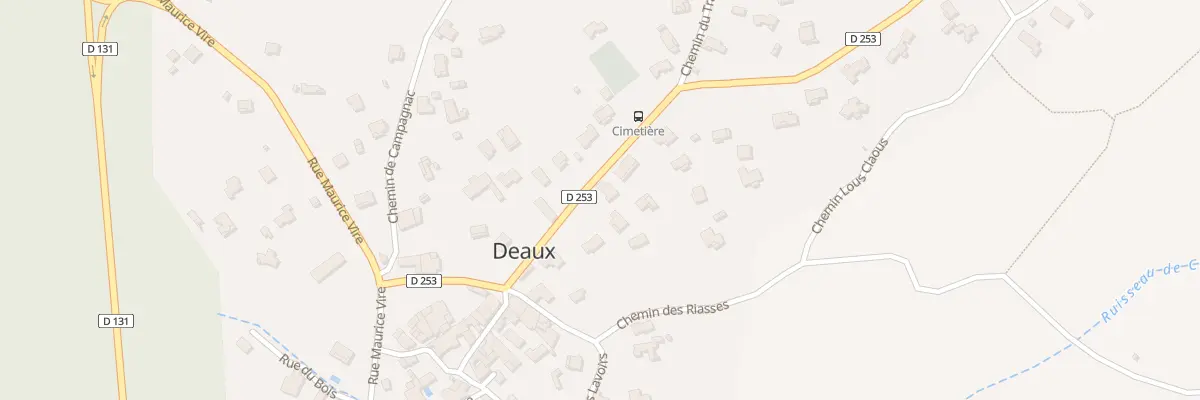 Plan du 5079 Condamine à Deaux