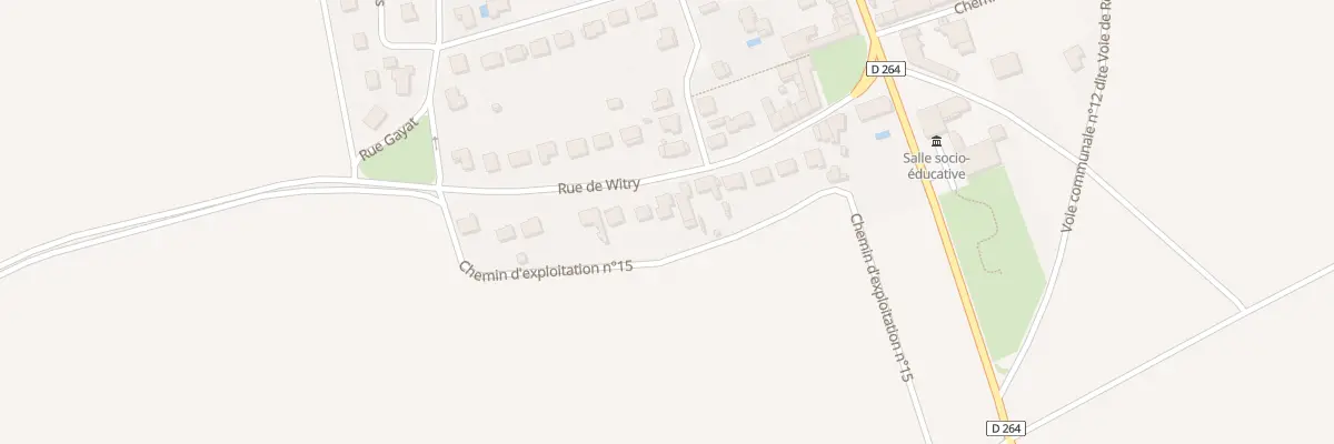 Plan du 17 Rue de Witry à Caurel