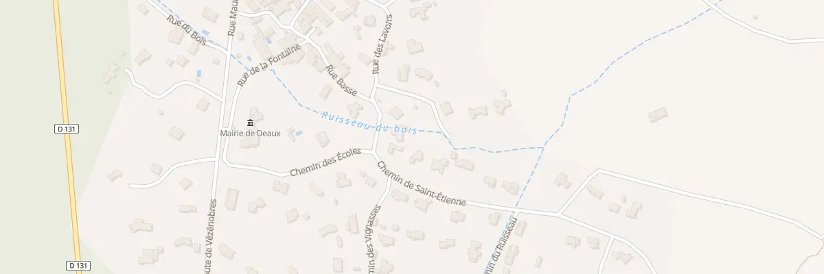 Plan du 12 Rue des Lavoirs à Deaux