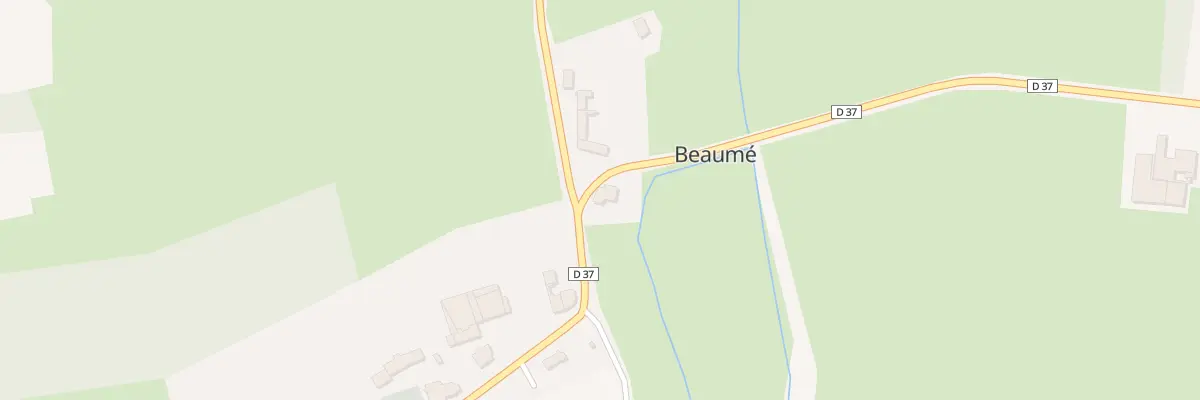 Plan du 2 Rte d’Aubenton à Beaumé
